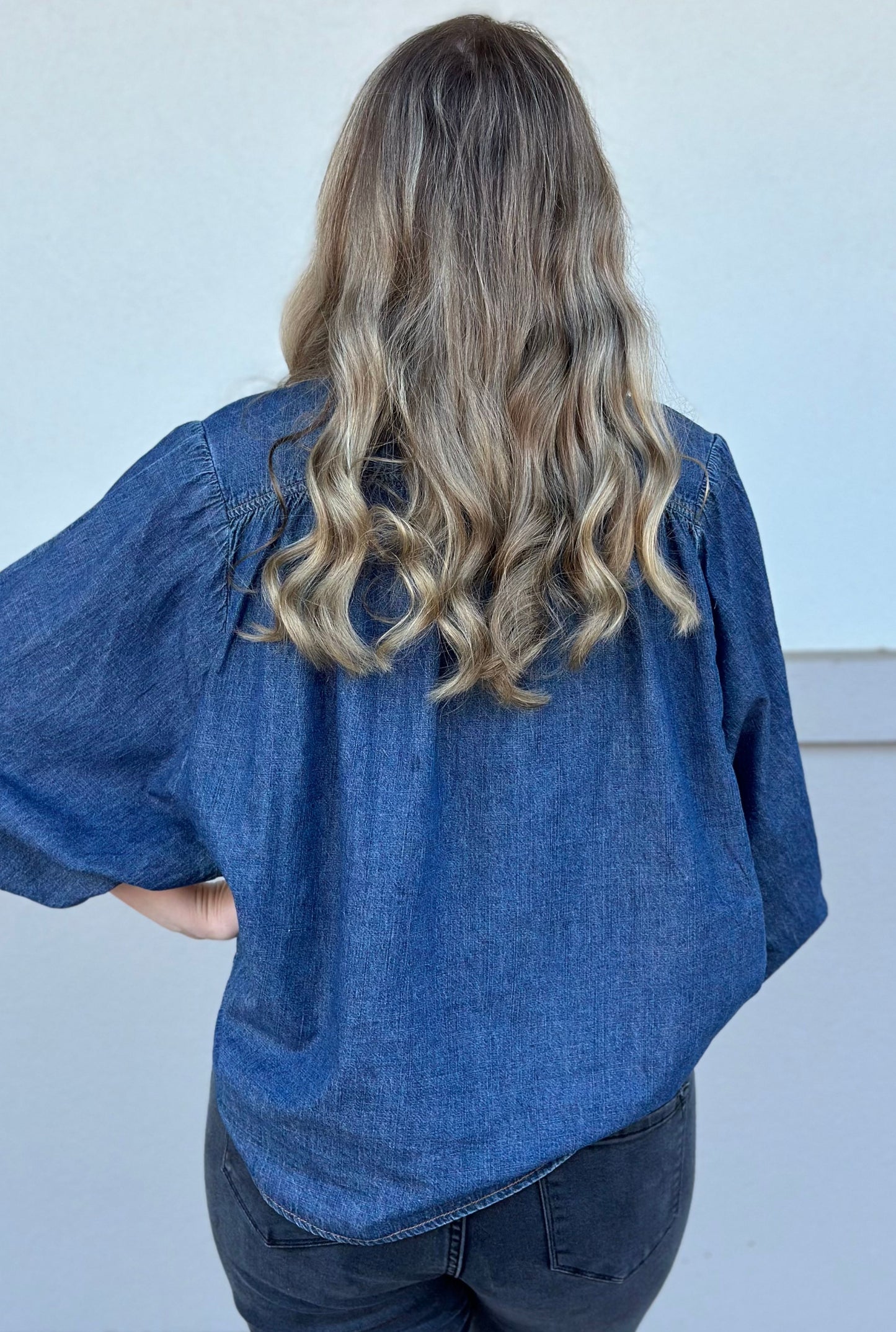 DENIM EESOME TOP