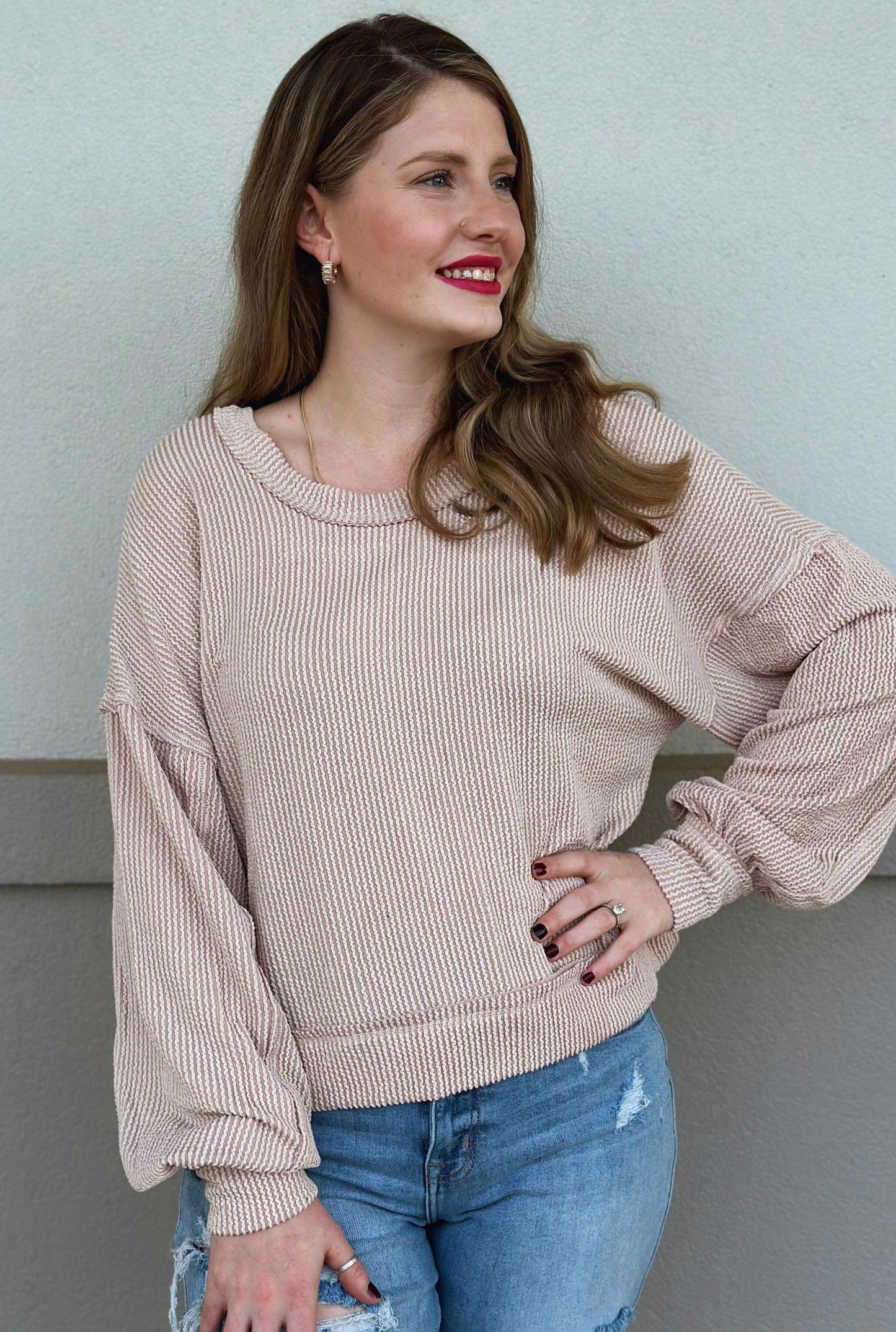 OATMEAL AUTUMN SWEATER