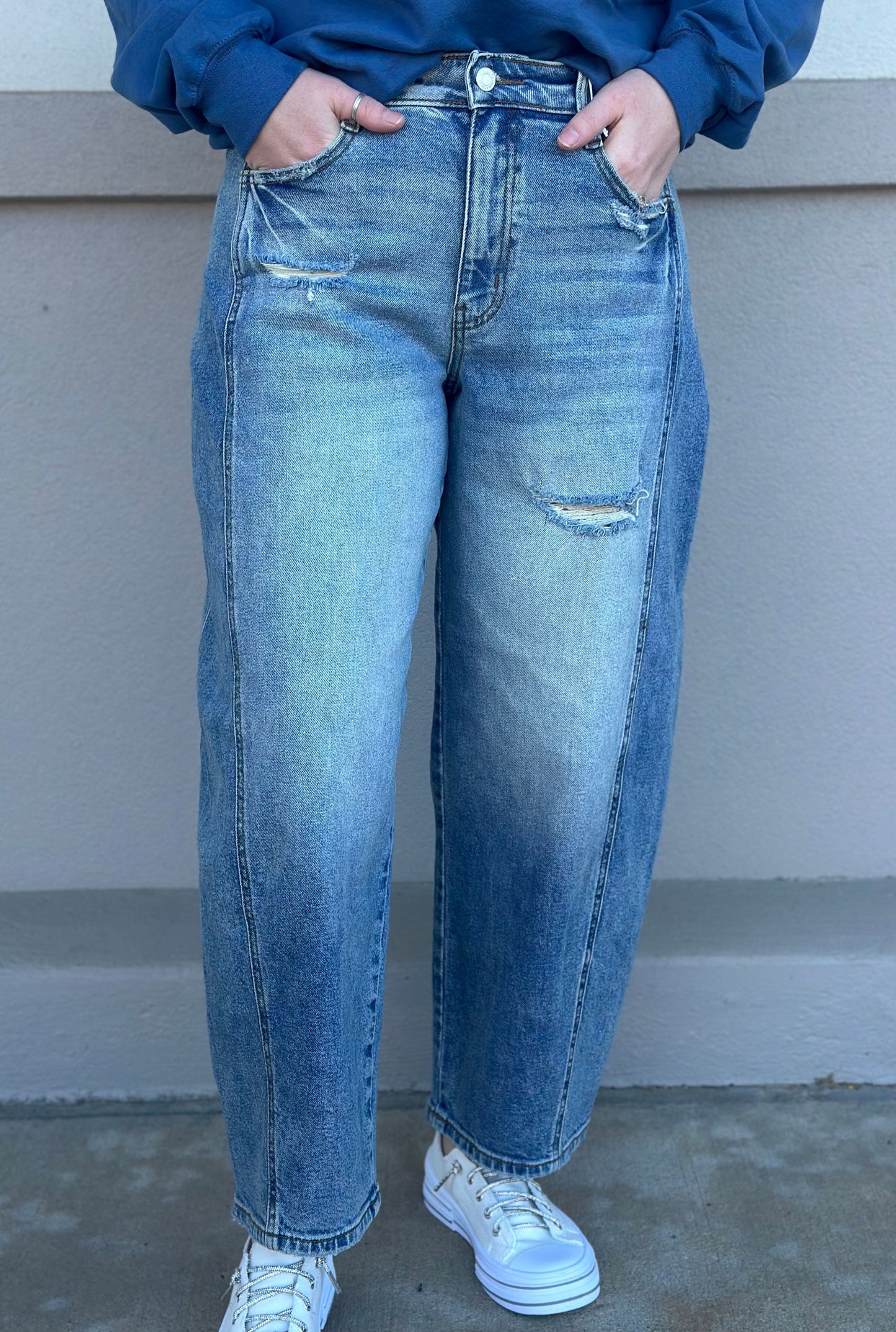 CELLO BARREL JEANS