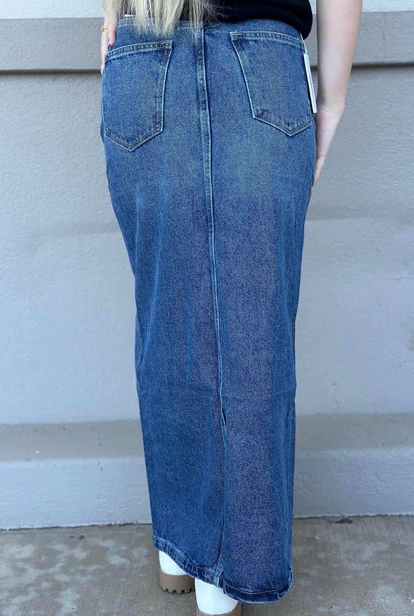 DENIM 90'S MAXI SKIRT