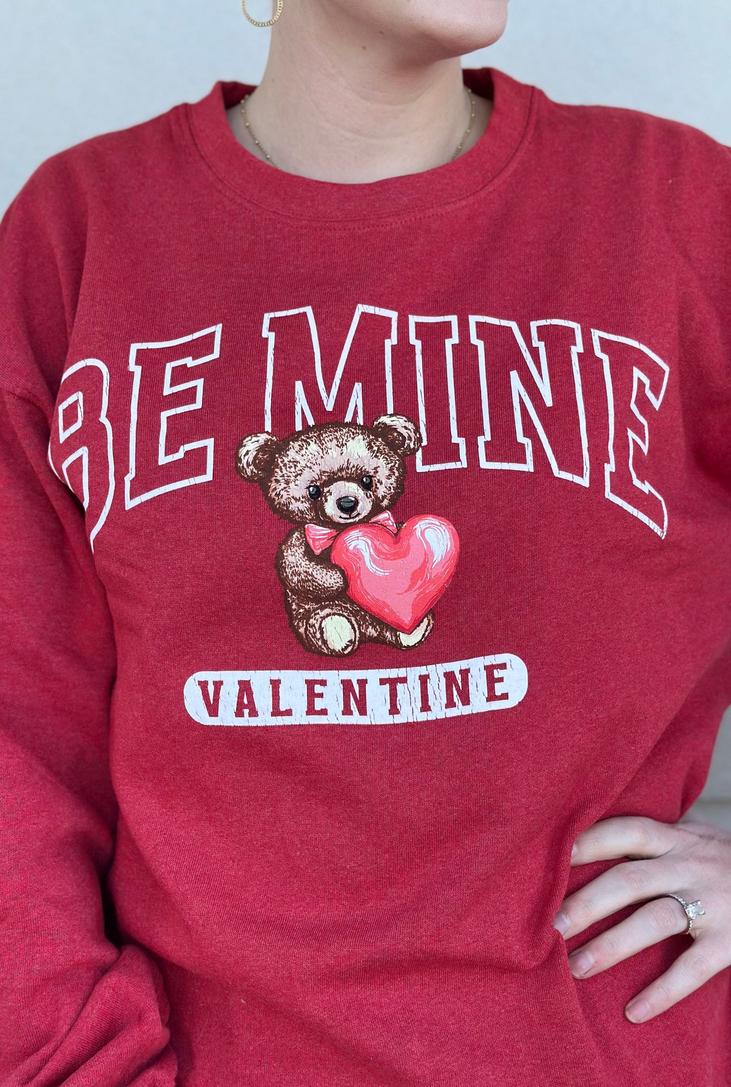 RED BE MINE TOP