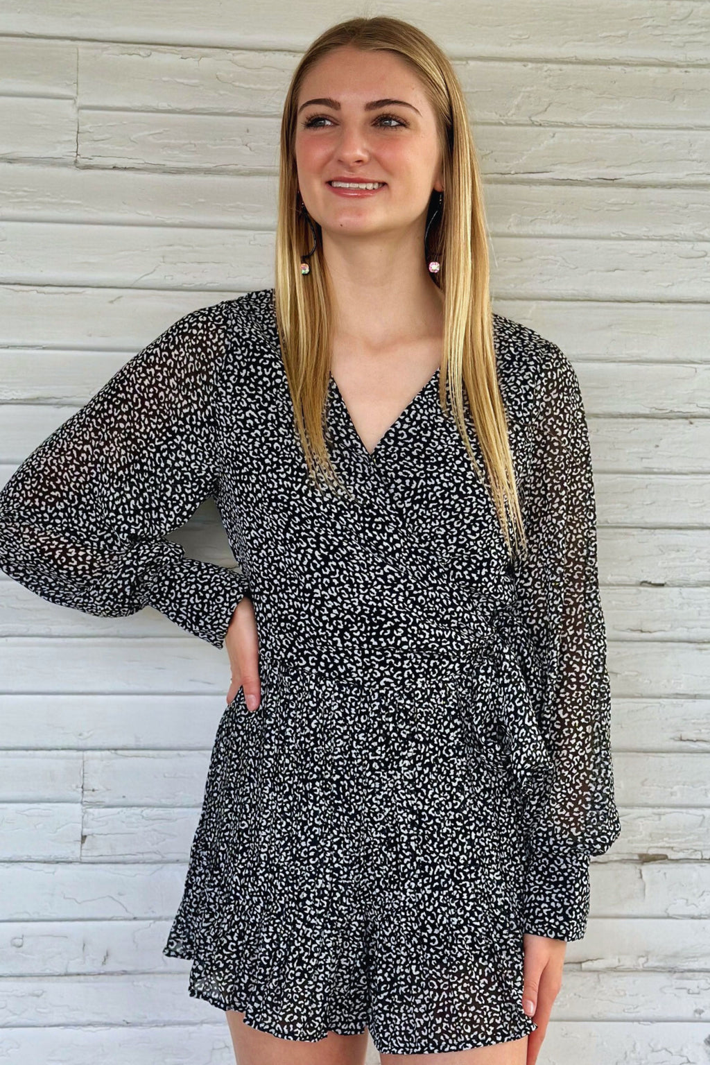 DAY TRIP ROMPER BLACK