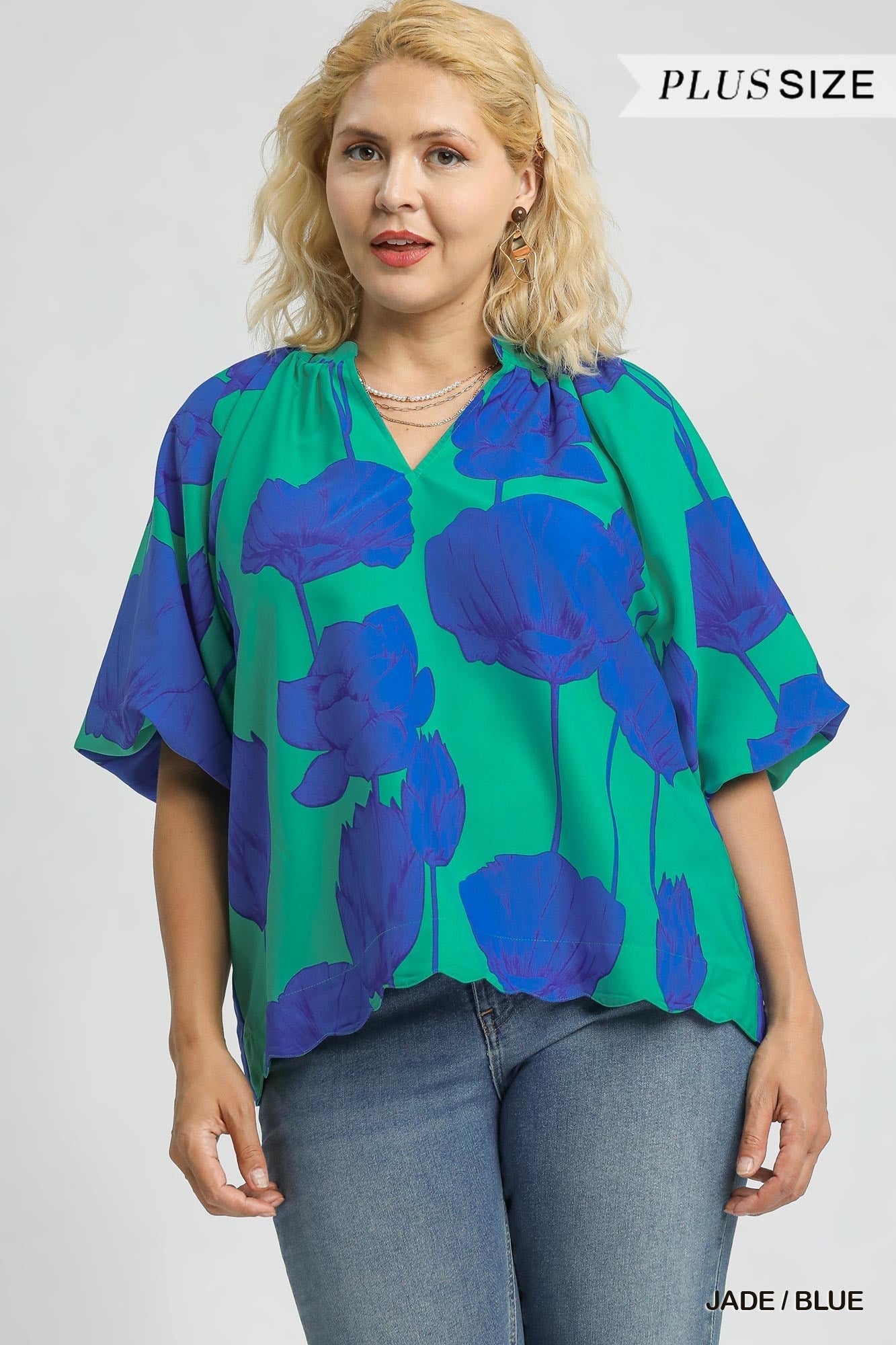 CURVY JADE WONDERS TOP