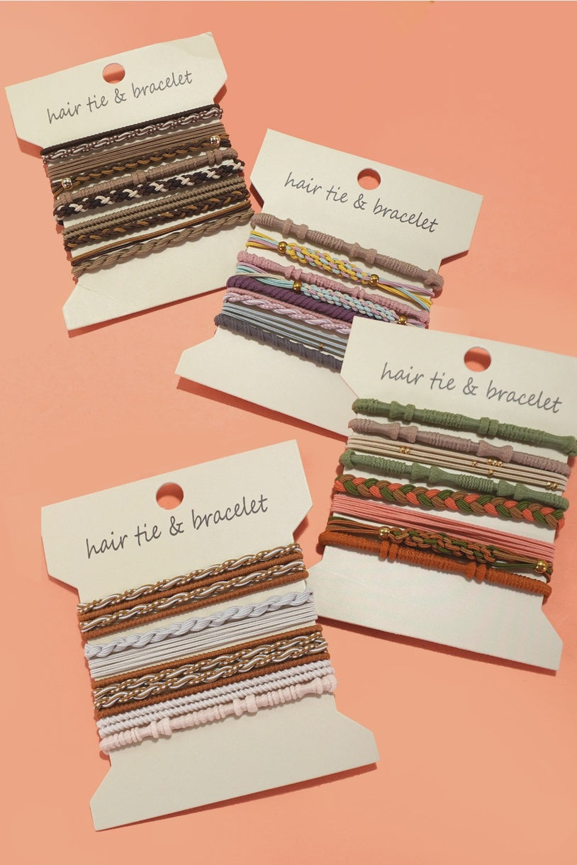 Boho Dual Function Knot Bracelet Hair Ties!