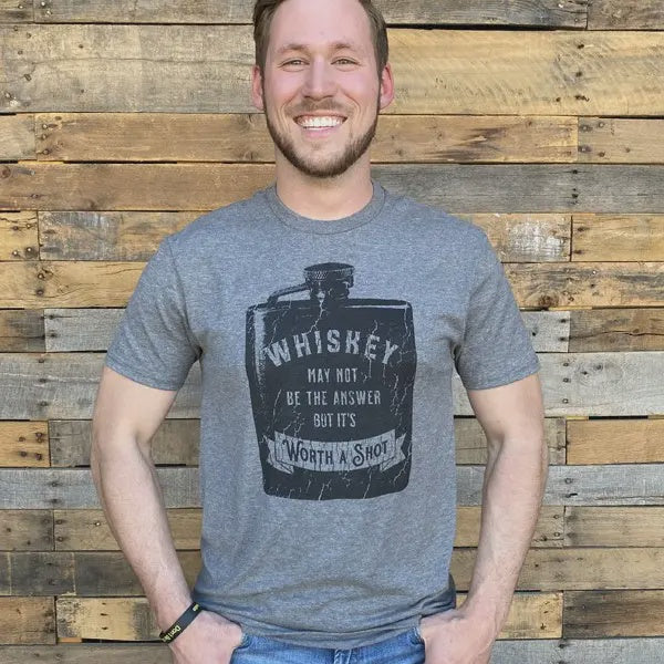 MEN'S WHISKEY WORTH A SHOT TEE