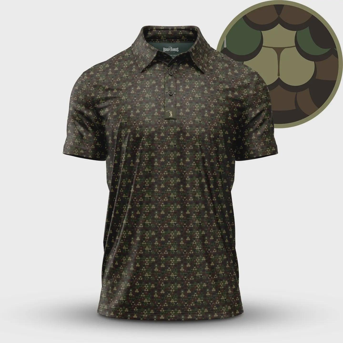 MEN'S CAMO POLO
