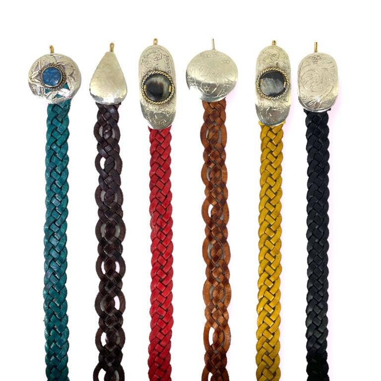 Exclusive Handmade Leather Belt for Women. Summer Fashion