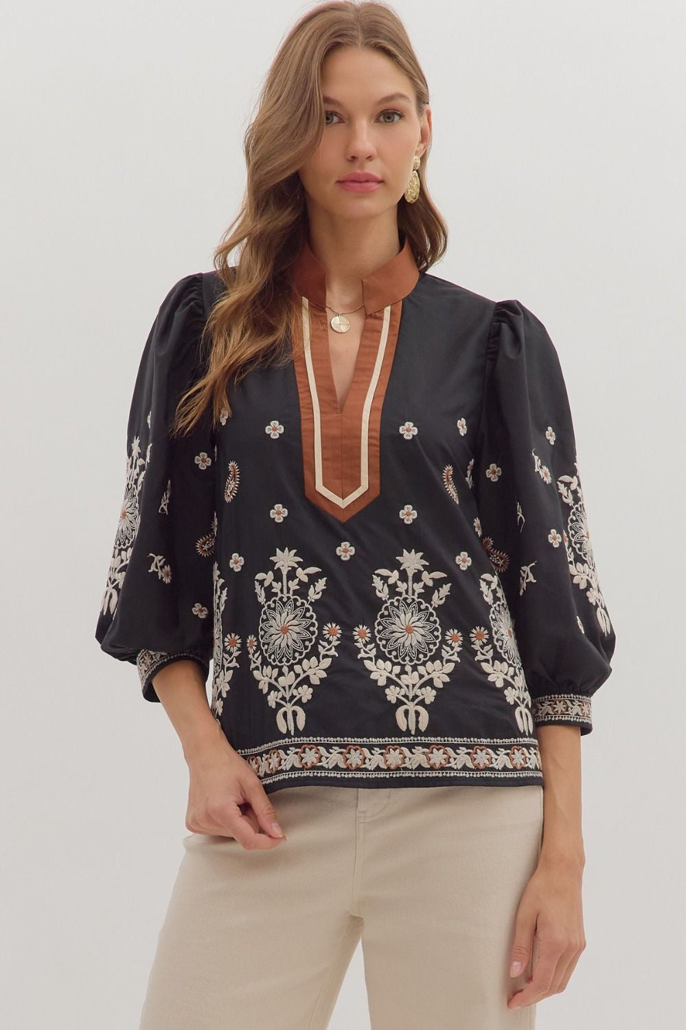 BLACK MADDIE TOP