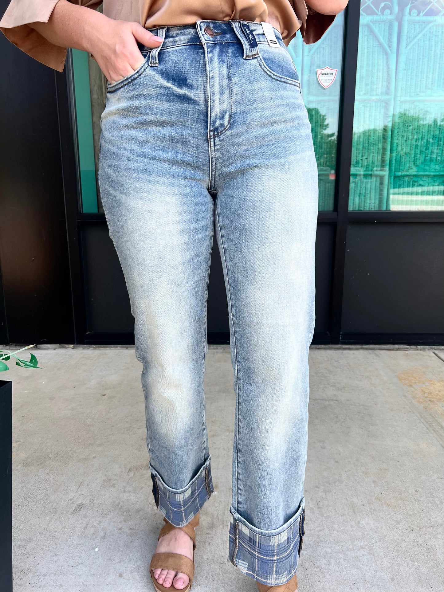 Judy Blue VINTAGE CUFF JEANS