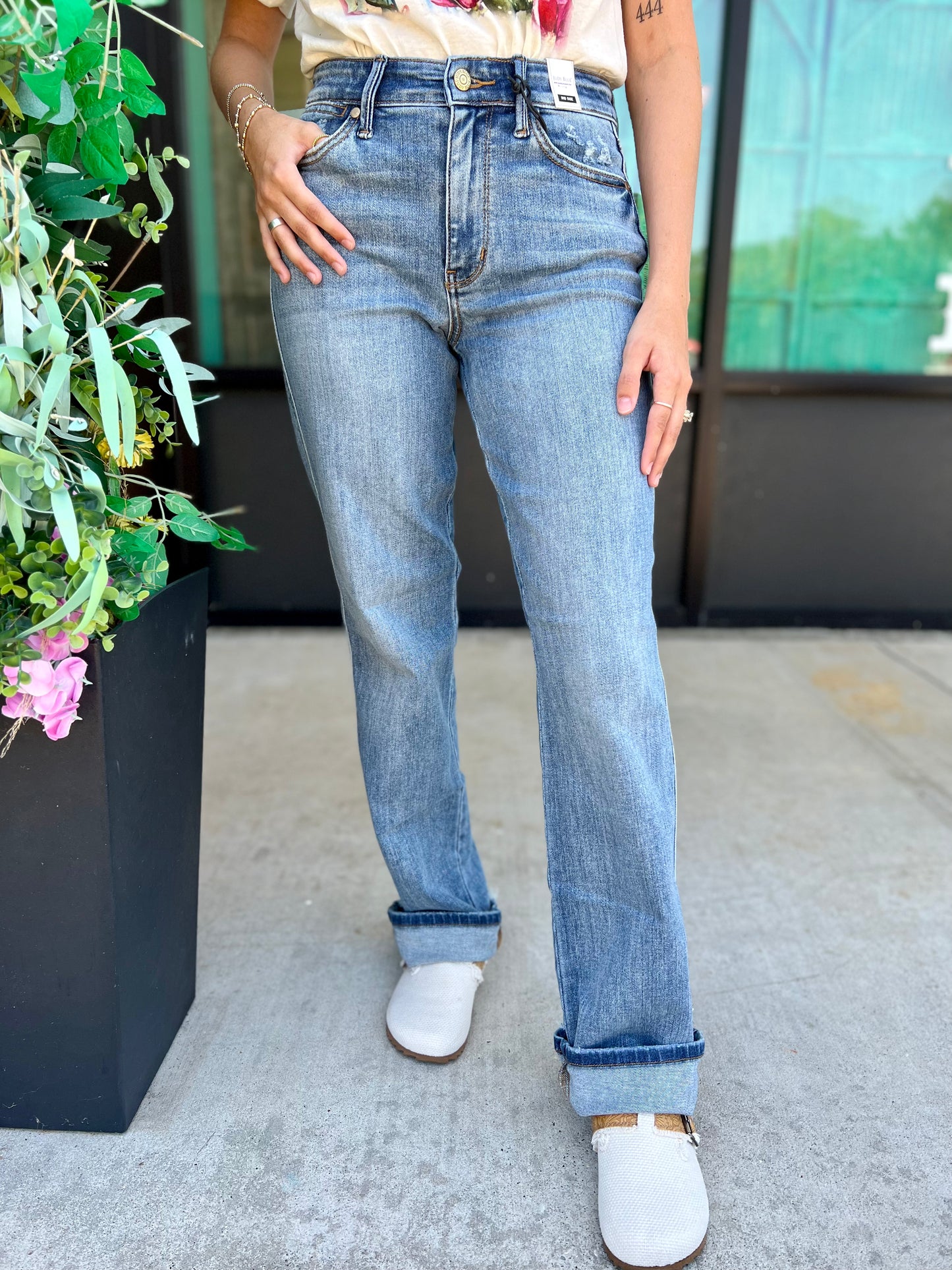 Judy Blue Dad pocket Jeans