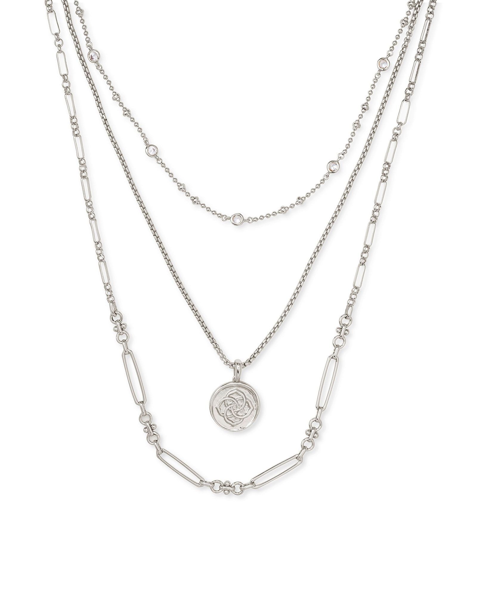 MEDALLION COIN TRIPLE STRAND RHODIUM METAL