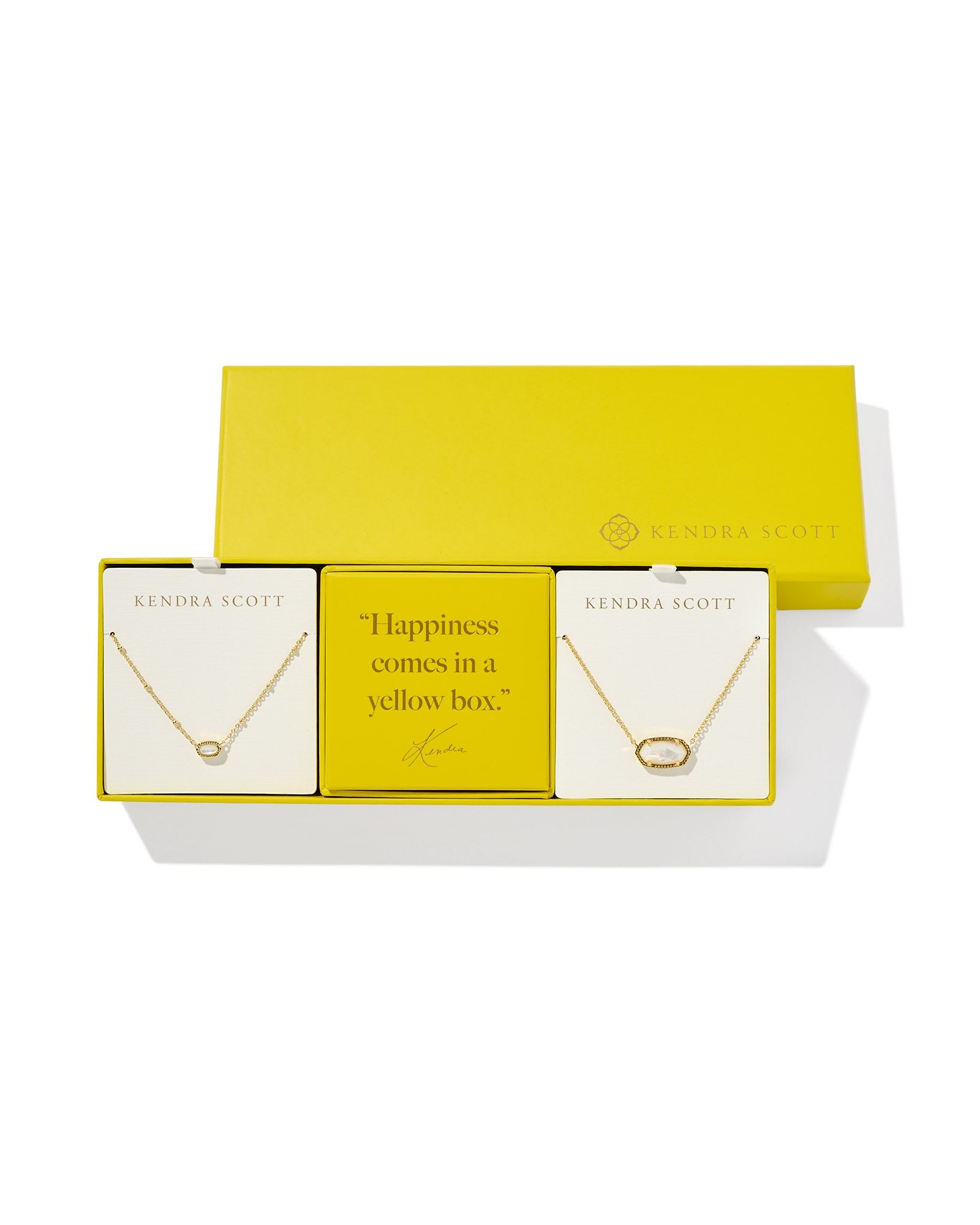 ELISA GIFT SET OF 2 GOLD IVORY MOTHER OF PEARL