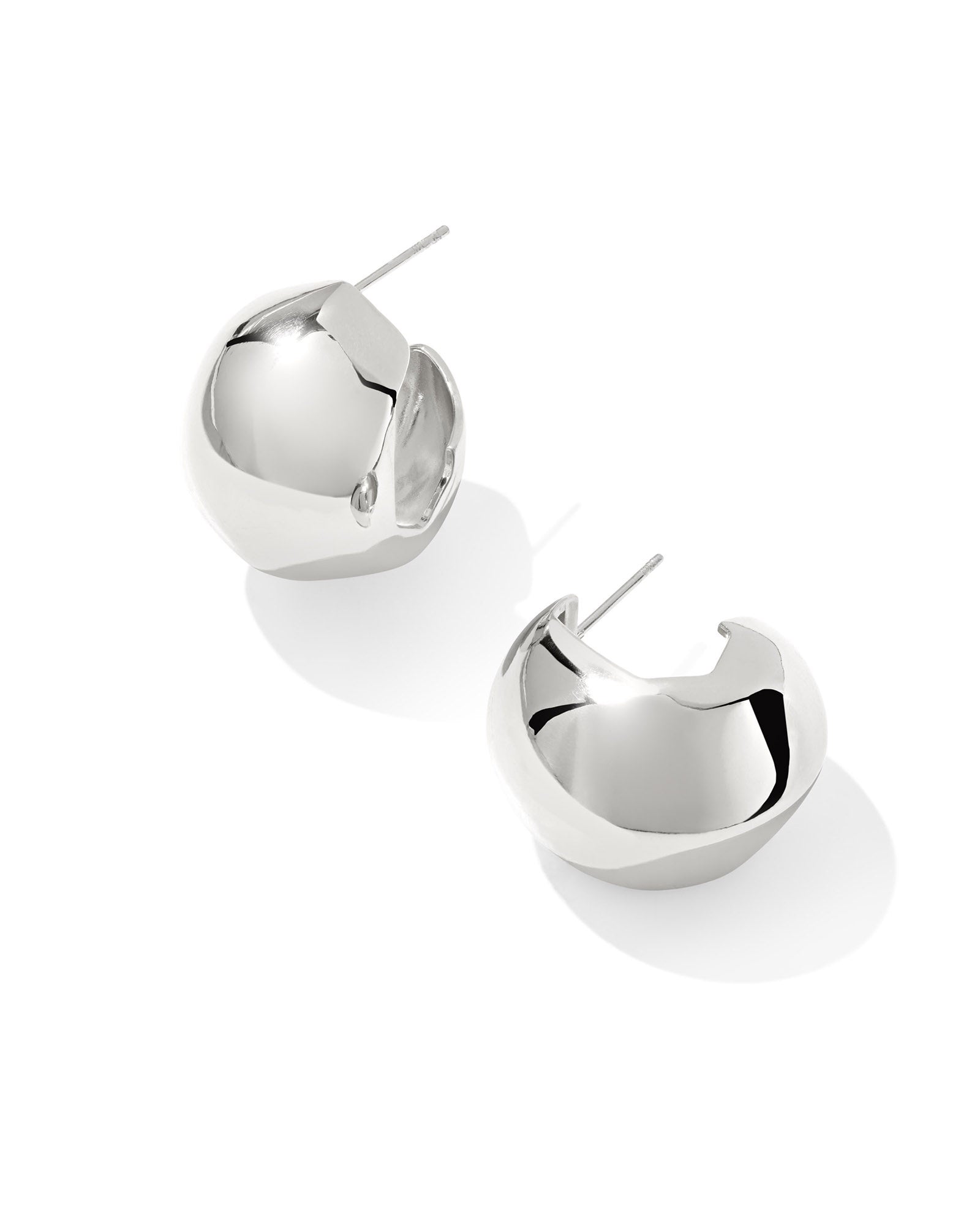 KAITLIN HOOP EARRINGS SILVER