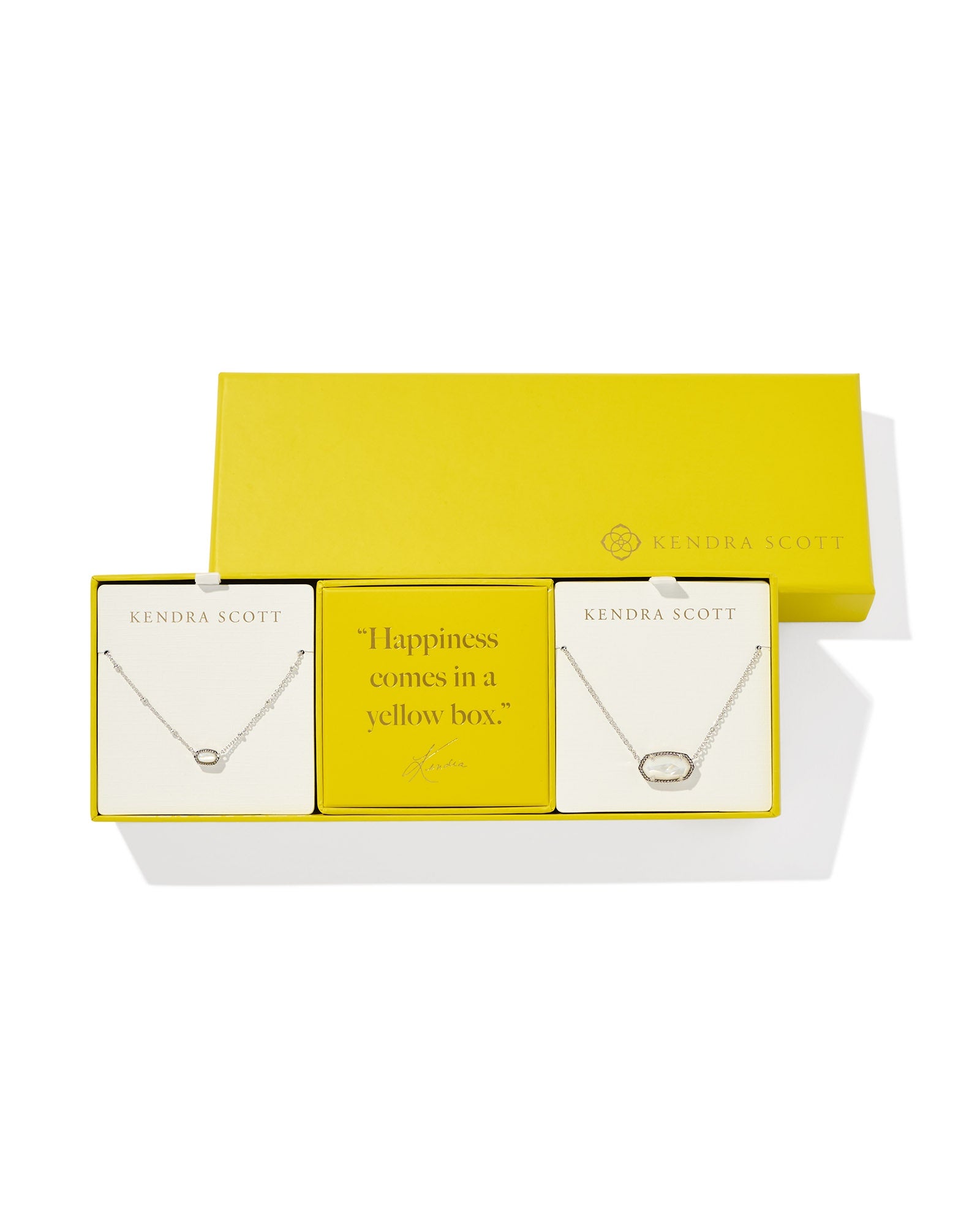 ELISA GIFT SET OF 2 SILVER IVORY MOTHER OF PEARL
