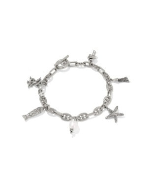 SILVER PARKER CHARM BRACELET