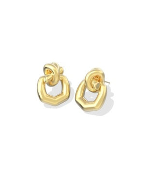 PARKER KNOT OPEN FRAME EARRINGS