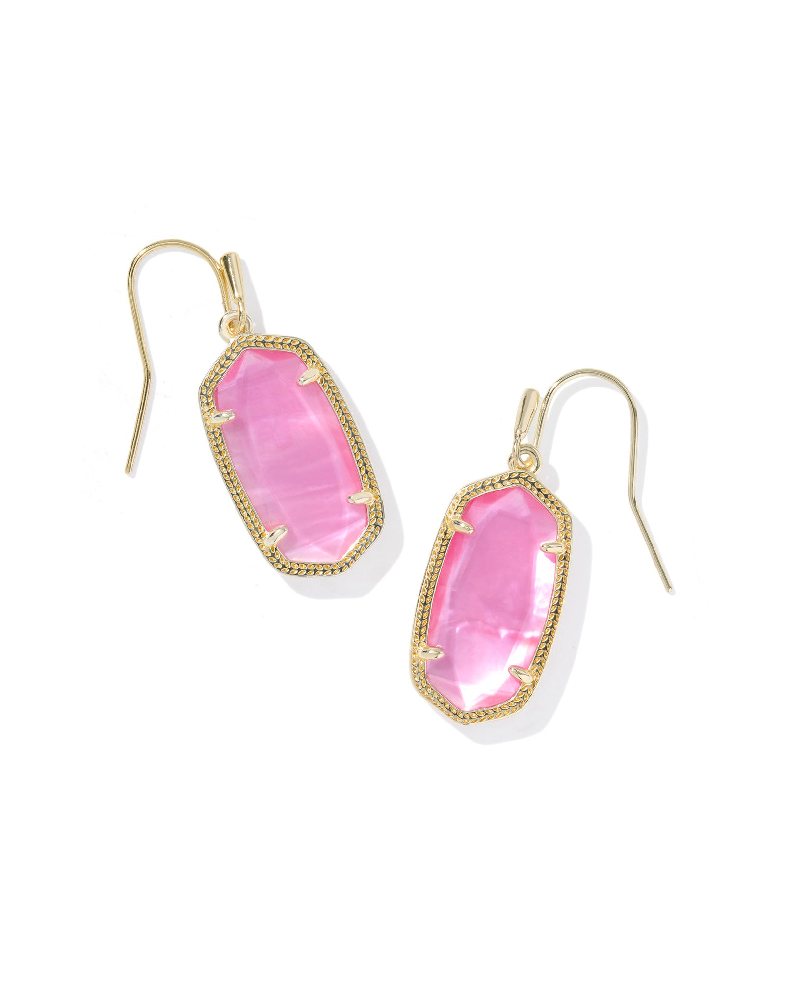 DANI DROP EARRING GOLD AZALEA ILLUSION