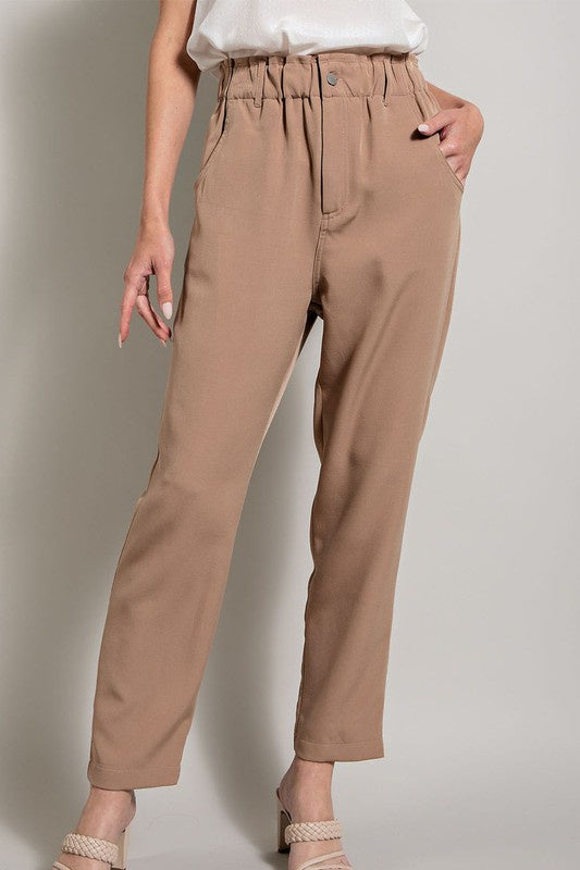 BANDED PANTS ( 2 COLORS )
