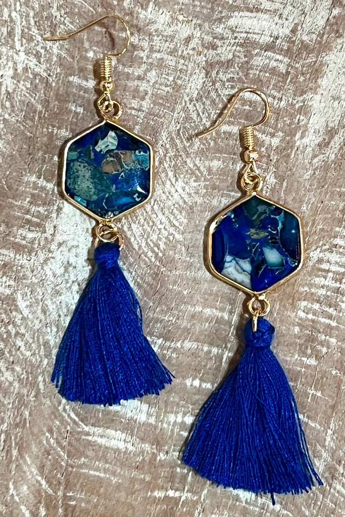 Janet Earrings Blue