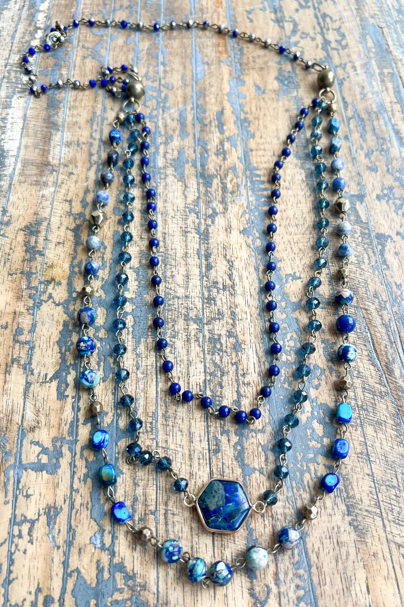 Janet Necklace Blue