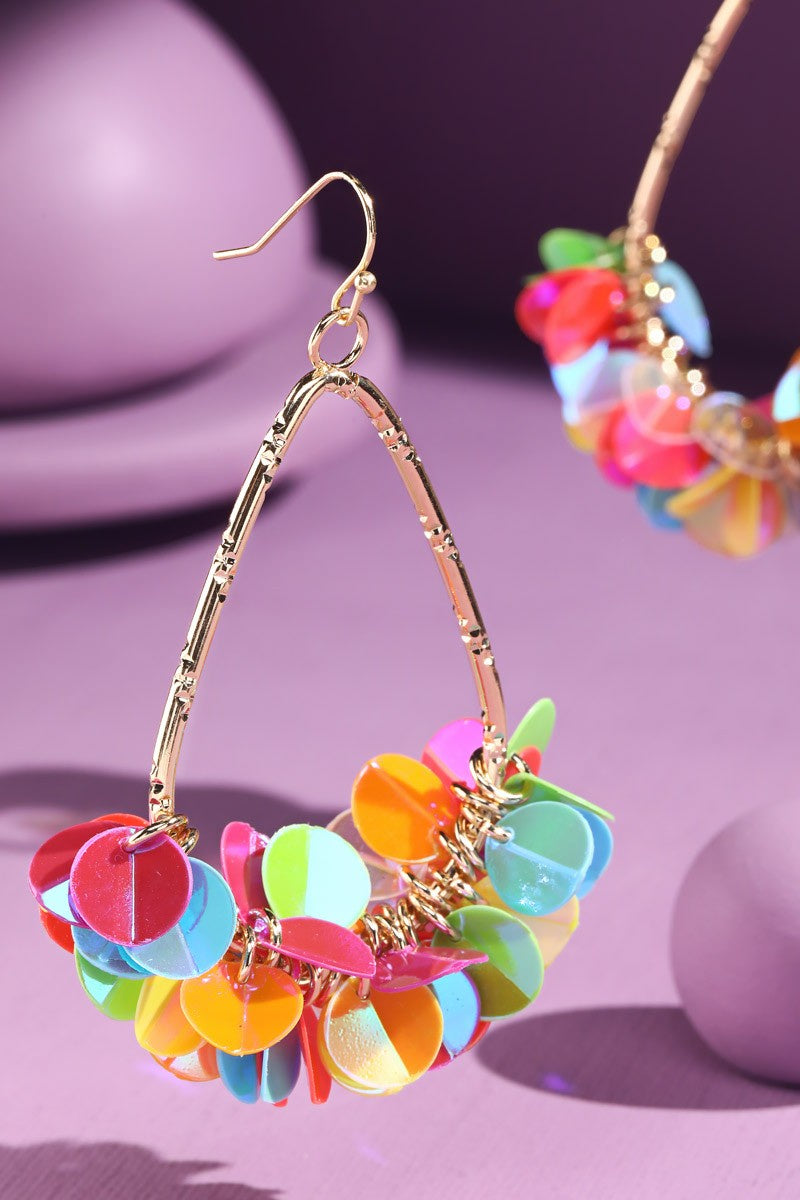 DAZZLING DROP EARRINGS