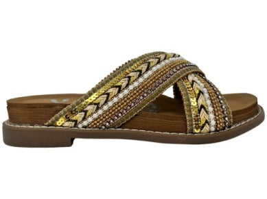 BRONZE ELKIN SANDALS